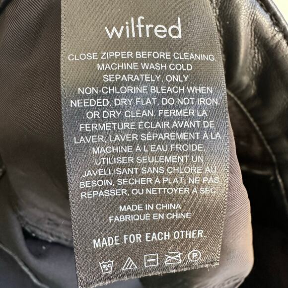 Artizia Wilfred The Melina High Waisted Vegan Leather Pants - Picture 6 of 9